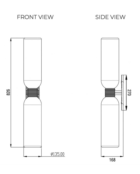 Bert Frank Sablier Wall Lamp